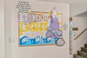 ’Let Your Light Shine’ wall display