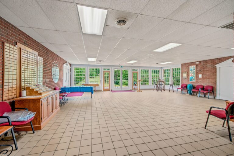 The fellowship hall