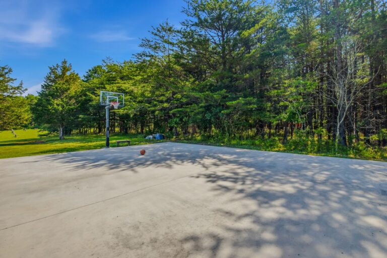 The basketball court
